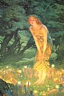 Unknown Midsummer eve by Edward Robert Hughes painting
